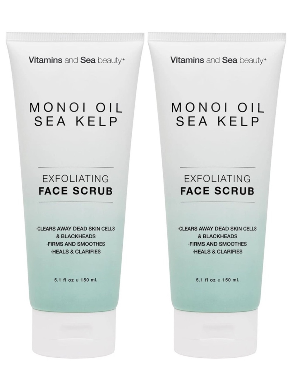 2- Vitamins and Sea Beauty Monoi Oil Sea Kelp Exfoliating Face Scrub - new